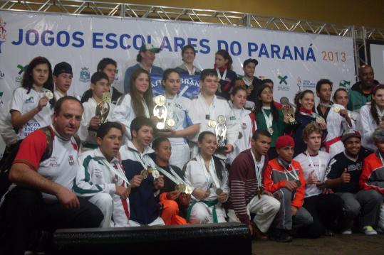 Chopinzinho conquistou ouro e bronze nos Jogos Escolares - fase final
