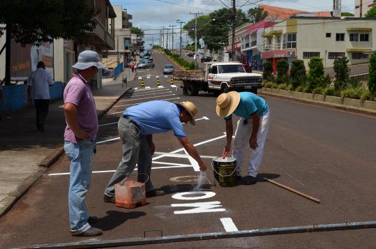 R$ 40.000,00 em recursos próprios investidos na pintura de ruas