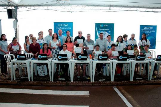 Curso de inclusão digital para pessoa idosa foi realizado em Chopinzinho