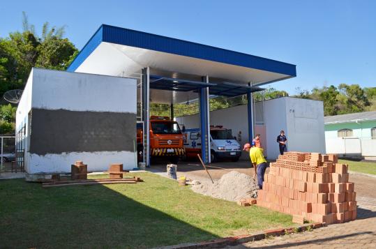 Prédio da Defesa Civil de Chopinzinho está passando por reforma completa