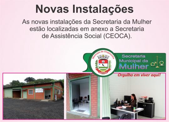 COMUNICADO: Secretaria da Mulher
