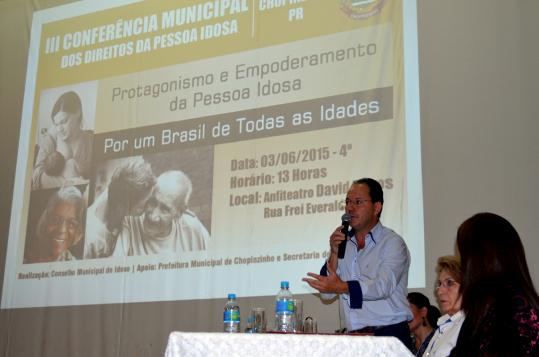 Conferências Municipais de Segurança Alimentar Nutricional e dos Diretos do Idoso foram realizadas