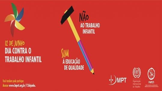 12 de junho: Dia de Combate ao Trabalho Infantil