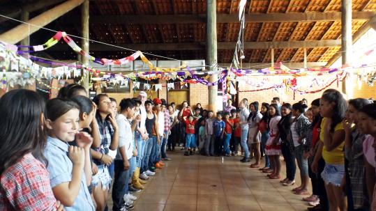 Festa Julina foi realizada na área indígena