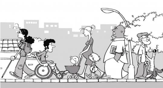 Calçadas garantem acesso democrático dos cidadãos aos espaços urbanos