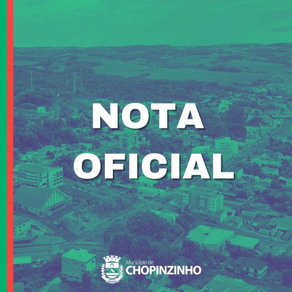 Nota Oficial - Vacinas Covid-19