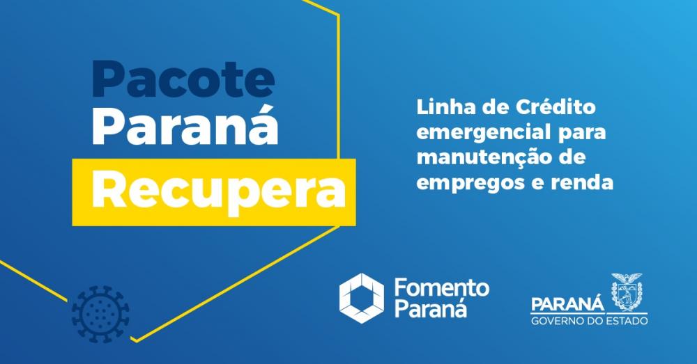 Linha de crédito `Paraná Recupera` está disponível para pequenos e microempresários