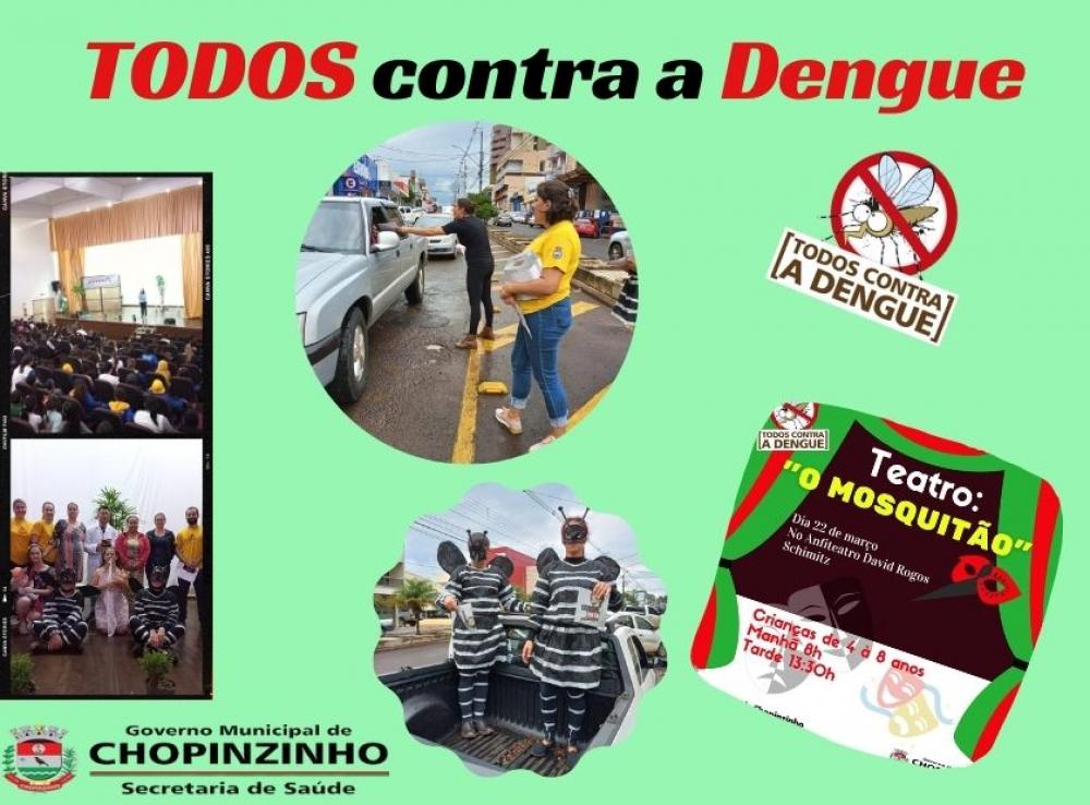 CHOPINZINHO REALIZA CAMPANHA: TODOS CONTRA A DENGUE
