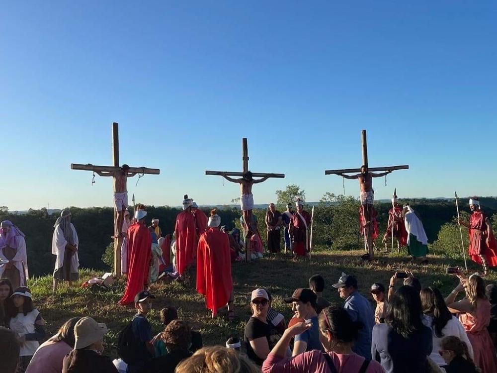 ENCENAÇÃO PAIXÃO DE CRISTO É RETOMADA NA COMUNIDADE DE SÃO LUIZ