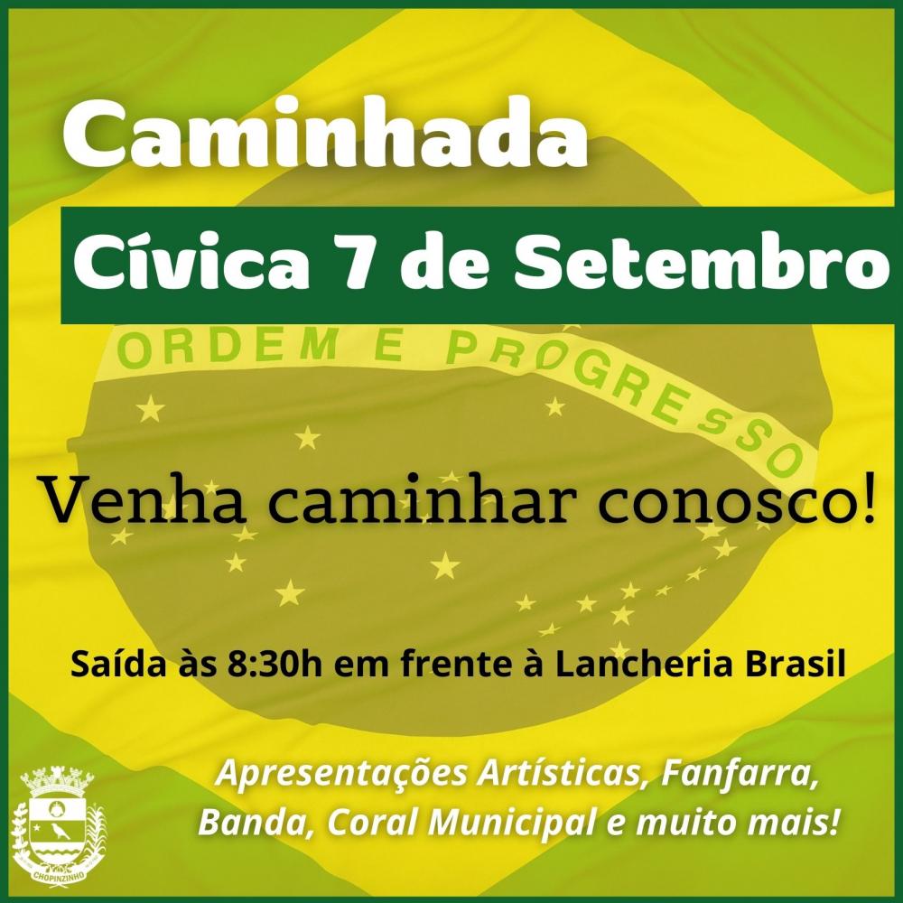 7 DE SETEMBRO TEM PROGRAMAÇÃO DEFINIDA