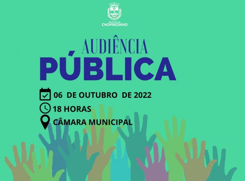 AUDIÊNCIA PÚBLICA