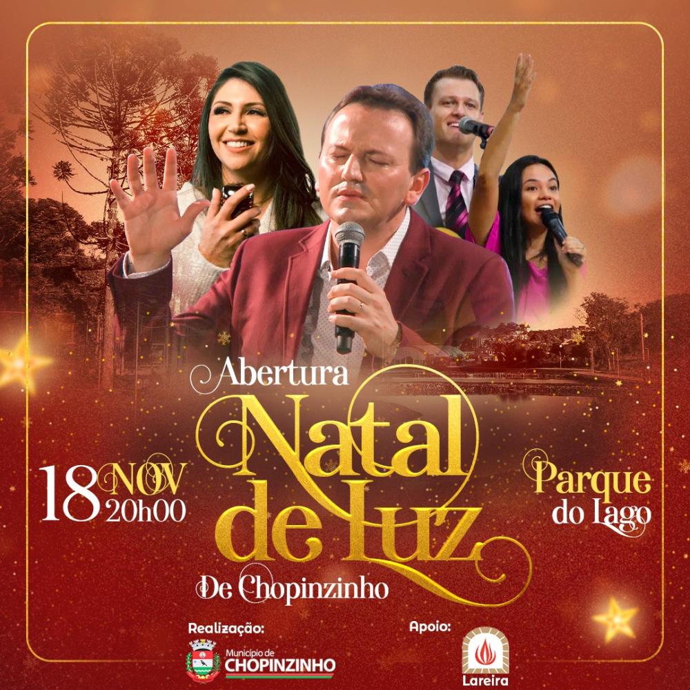CHOPINZINHO SE PREPARA PARA A ABERTURA DO NATAL DE LUZ 2022!
