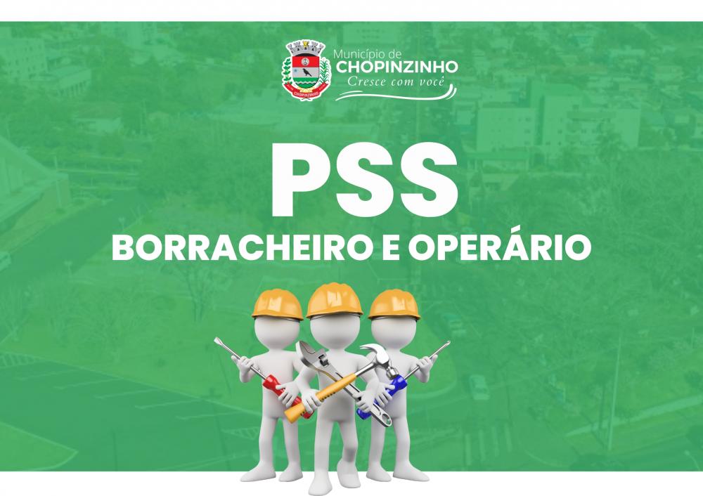 PREFEITURA DE CHOPINZINHO ABRIRÁ INSCRIÇÕES PARA PROCESSO SELETIVO PARA OPERÁRIO E BORRACHEIRO
