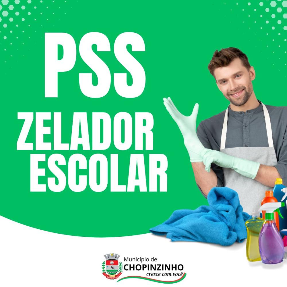 PREFEITURA MUNICIPAL ABRE PROCESSO SELETIVO PARA ZELADOR ESCOLAR