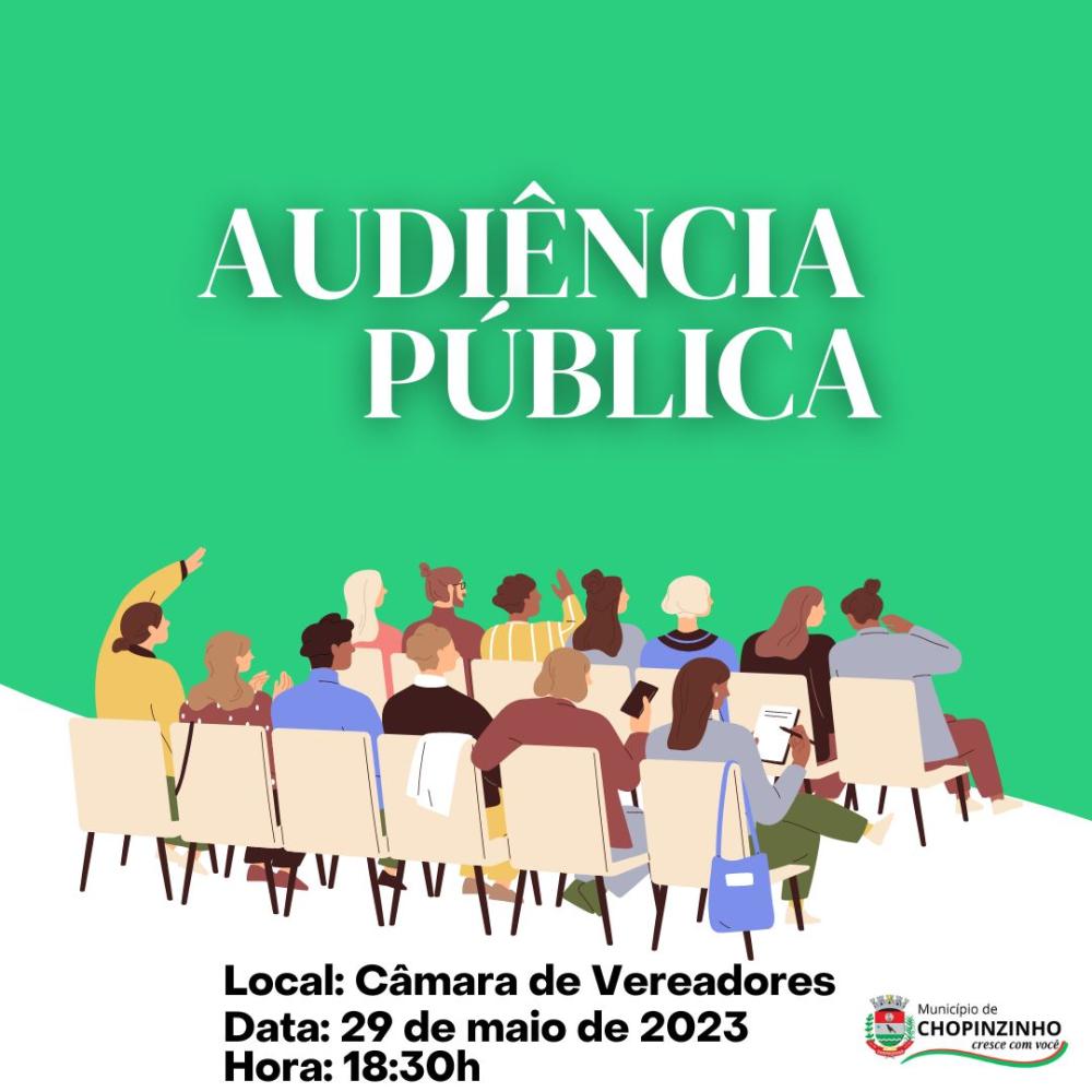 AUDIÊNCIA PÚBLICA