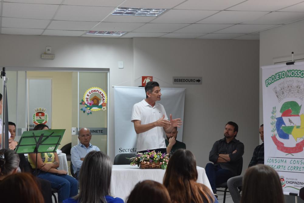 ADMINISTRAÇÃO MUNICIPAL REALIZA LANÇAMENTO DO PROJETO NOSSO LIXO 2023