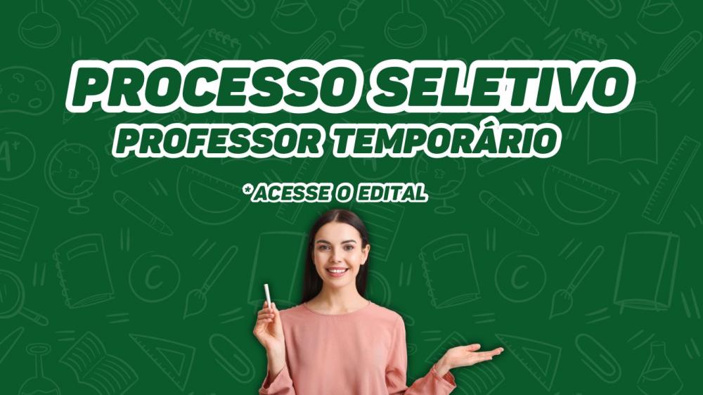 Chopinzinho abre Processo Seletivo para Professor Temporário